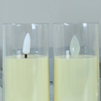 LED Flammenlose Elektrische Kerzen-Lampe aus Acrylglas, Batteriebetriebene Flackernde Teelichter im Großhandel mit Separater Verpackungsbox