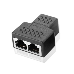 RJ45 Coupler 2 Port Shielded 8-Core <b>Ethernet</b> Connector For Cat5e Cat6 <b>Cable</b> Splitter <b>Adapter</b> - Product Image 4
