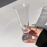 Haut de gamme givré rose cristal Cocktail verre lumière luxe Style Transparent planète jus Niche Design créatif Ins Drinkware