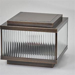 Lampe murale extérieure intelligente à LED solaire E27 IP65, dimmable, avec batterie au lithium, en cuivre et verre, 50 000 heures, pour poteau de clôture, portail, pilier - Product Image 2
