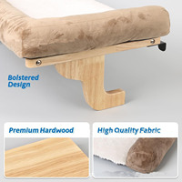 Cama de Descanso para Gatos, Hamaca para Ventana, Cama de Seguridad para Gatos con Ventosas Resistentes y Duraderas