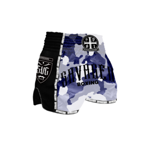 Pantaloncini da combattimento Muay Thai pantaloncini corti mimetici Muay Thai Bbj <span class=keywords><strong>Kick</strong></span> Boxing - Product Image 6