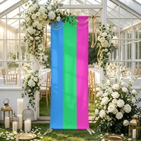 Toile de fond personnalisée série Arc-en-ciel Gay, pour l'agencement de festivals, la mise en scène de cérémonies et l'ornement de cabines photo
