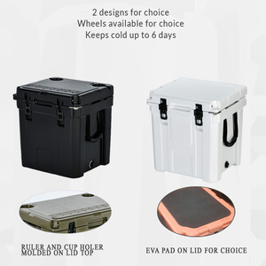 At a Loss 33 <span class=keywords><strong>QT</strong></span> Refrigerador aislado para acampar Congelador Caja refrigeradora rotomoldeada para amigos se reúnen para una comida - Product Image 2