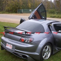 Kit de Carrocería de Fibra de Vidrio de Alta Calidad Estilo Veilside, Mejora de Parachoques Delantero y Trasero para Mazda RX8, Condición Nueva
