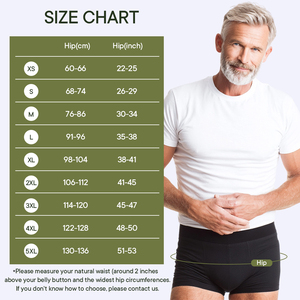 LYNMISS Culotte d'Incontinence Urinaire avec Coussinets Absorbants <span class=keywords><strong>Homme</strong></span> Noir Imperméable <span class=keywords><strong>Lavable</strong></span> Sous-vêtement <span class=keywords><strong>pour</strong></span> Adultes Âgés Shorts Anti-Incontinence - Product Image 5