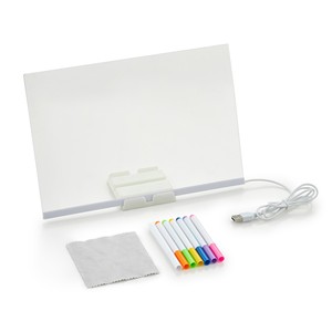 Tableau de notes LED avec couleurs lumineuses Tableau effaçable à sec avec lumière Tableau d'écriture LED - Product Image 6