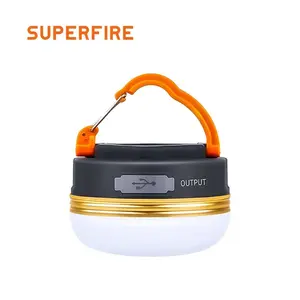 Lanterna da campeggio portatile ricaricabile a LED con Power Bank magnetica per campeggio/emergenza