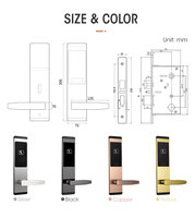 Cerradura Inteligente para Puerta con Tarjeta, Sistema de Control de Acceso con Gestión de Tarifas para Hotel