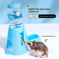 Fournitures pour hamsters, bouteille d'eau et mangeoire 3 en 1, matériau PP anti-fuite, bol à boire, petite taille pour hamster syrien doré