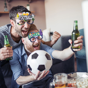 Lunettes de mode durables en plastique, accessoires de supporter pour la décoration de fête sur le thème du football, accessoires pour fans de football - Product Image 5