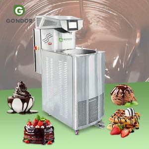 Machine à chocolat électrique automatique de table pour la fusion et la distribution de chocolat - Product Image 1