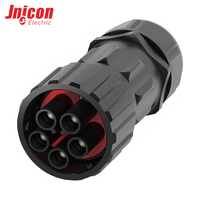 Connecteur circulaire M40 aérospatial mâle/femelle en nylon IP67 étanche à verrouillage automatique, prise d'alimentation industrielle 5 broches