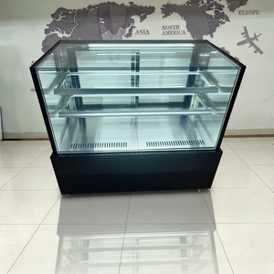 Vetrina Refrigerata per Torte 600L-1200L con Vetro Curvo per Pasticcerie, Multi-Livello LED, R290, Certificata CE - Product Image 1