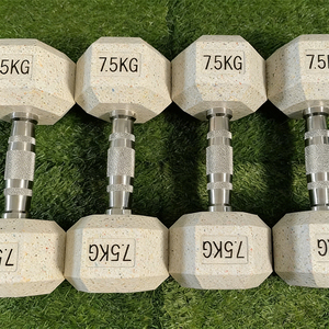 Mancuernas hexagonales <span class=keywords><strong>y</strong></span> barras <span class=keywords><strong>de</strong></span> hierro fundido recubiertas del fabricante: compre en línea, juego <span class=keywords><strong>de</strong></span> mancuernas hexagonales económicas - Product Image 3