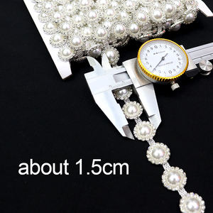 D030 vente en gros de chaîne en cristal de roche délicate chaîne ronde en strass <span class=keywords><strong>pour</strong></span> la fabrication de coupe de décoration de vêtement - Product Image 2