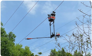 Robot điều khiển từ xa không dây không có địa hình đa chiều di động đường dây điện hành lang cắt tỉa cây RH-QZR01 - Product Image 5