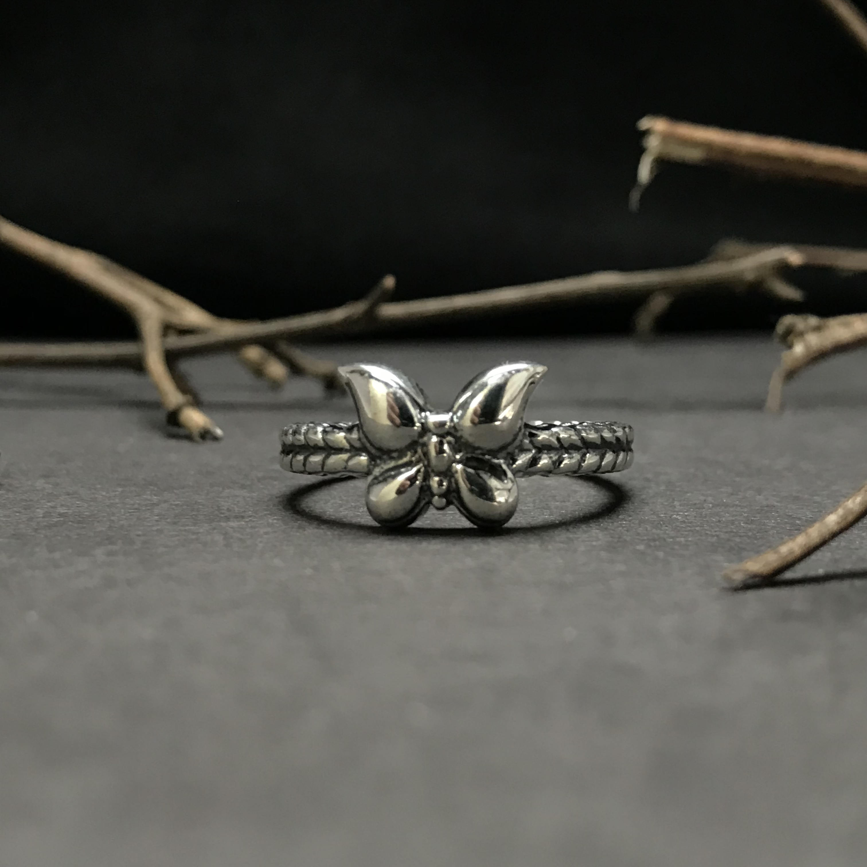 Oxidized Sterling Silver