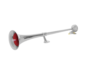 Klaxon d'air en fer monocylindre super puissant à embouchure ronde, sirène électronique pour camions et trains avec tweeter - Product Image 2