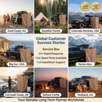 Tente de douche mobile montée sur véhicule, cabine de change extérieure, auvent de toilette pour toit de voiture, accessoires de camping 4x4 imperméables pour SUV