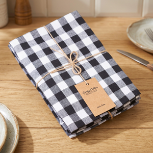 Serviettes de cuisine antimicrobiennes écologiques tissées par sublimation, en coton vierge de qualité supérieure, pour impression OEM de haute qualité, disponibles mondialement - Product Image 1
