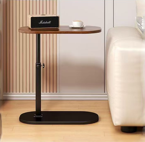 Mesa de esquina pequeña, mesa de centro móvil, función de elevación, sala de estar, dormitorio, mesita de noche, tipo de pie de Metal - Product Image 2