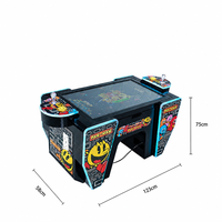 Table de jeu d'arcade serpent 32 pouces à monnayeur pour 2 joueurs, avec cabinet métallique, machine de jeu de fête multijoueur pour centres de jeux