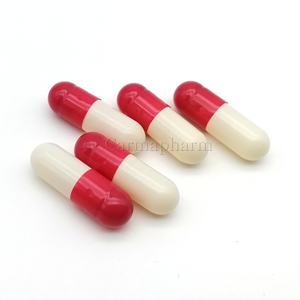Capsules vides rouges et blanches Halal, capsules vides en gélatine Halal, taille 00 - Product Image 1