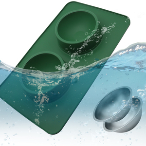 Alimentatore <span class=keywords><strong>per</strong></span> <span class=keywords><strong>acqua</strong></span> e cibo <span class=keywords><strong>per</strong></span> cani e <span class=keywords><strong>gatti</strong></span> in acciaio inossidabile antiscivolo personalizzato senza fuoriuscite di fabbrica 2 <span class=keywords><strong>ciotole</strong></span> con tappetino <span class=keywords><strong>per</strong></span> leccare in Silicone - Product Image 5