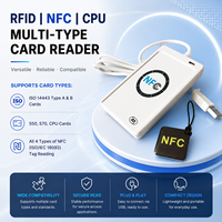 13.56MHz ISO14443A NFC Pembaca dan Penulis Kartu Pintar Tanpa Kontak Kompatibel ACR122U
