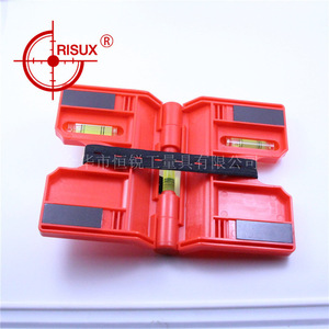 Nivel plegable RISUX con burbuja de nivelación para medir tuberías y ángulos - Product Image 3