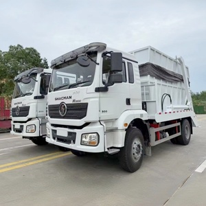 Camion benne basculante Shacman 4x2 8m³ pour collecte de déchets avec bras articulé - Product Image 4