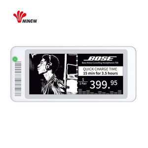 Nhãn Và Bộ Định Tuyến Bluetooth Esl Minew Cho Kệ Nhỏ Hiển Thị Giá Kỹ Thuật Số Bằng Thẻ 2.9 Đen Trắng - Product Image 4