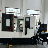 Torno CNC Inteligente Usado, 99% Nuevo, de Alto Rendimiento, Programable, para Mecanizado de Pedidos Personalizados