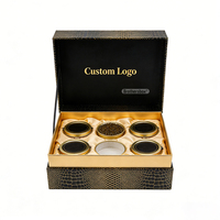 Caja de Regalo de Lujo Premium de Alta Gama para Caviar, Caja de Embalaje Magnética Hecha a Mano con Inserto de EVA