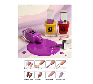 ยาทาเล็บสีแดงคลาสสิก สีสดใสเงางาม ติดทนนาน แห้งเร็ว เครื่องสำอางเพื่อความงามสำหรับผู้หญิง - Product Image 4