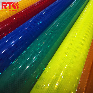 Vinilo Reflectante Fluorescente Amarillo Grado Diamante DG3 4083 para Señales de Seguridad Vial, Película Reflectante para Matrículas Personalizadas - Product Image 2