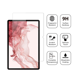 อุปกรณ์ป้องกันกระจกนิรภัยแบบเต็มหน้าจอสำหรับแท็บเล็ต S8แท็บเล็ต Samsung +/S9 + - Product Image 4