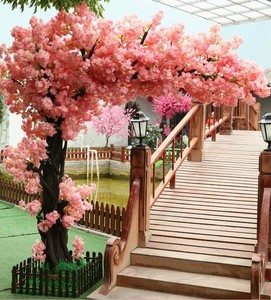 2024 nuovo Design personalizzato albero di ciliegio di seta fiore di ciliegio albero di ciliegio per la decorazione di nozze - Product Image 3