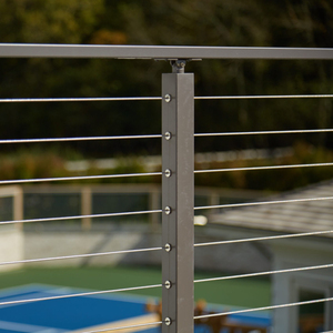 Sistema de barandilla de <span class=keywords><strong>cable</strong></span> de acero inoxidable 316, poste de barandilla de <span class=keywords><strong>cable</strong></span> de balaustre para <span class=keywords><strong>exterior</strong></span> - Product Image 4