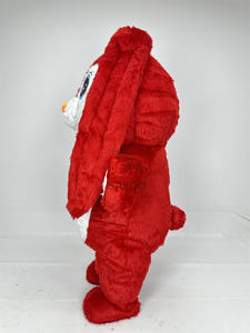 Happy Sky <span class=keywords><strong>Adult</strong></span> Unisex Cartoon Tier Cosplay Riesen <span class=keywords><strong>Red</strong></span> Rabbit Maskottchen Kostüm Party Hand gezeichnet gemacht Plüsch Halloween Ostern - Product Image 5