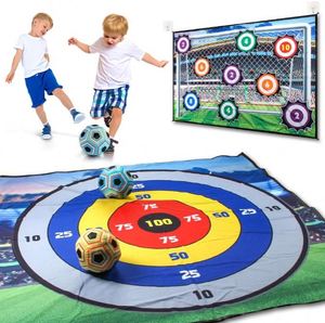 100cm Outdoor Training Sports Football Soccer Kids Toys Set With Score Mat Football Cloth Goals Sticky <b>Ball</b> - Product Image 5