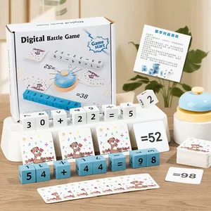 Bloques de Operaciones Matemáticas para el Desarrollo del Pensamiento Lógico en Niños Montessori, Juguete Educativo para Niños - Product Image 1
