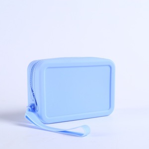 Borsa cosmetica in Silicone portatile, pronta per la fabbrica, multifunzione, con chiusura a cerniera, semplice <span class=keywords><strong>portamonete</strong></span> portatile - Product Image 5