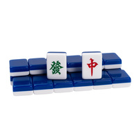 Jeu de Mahjong Américain de Luxe en Acrylique à Deux Couches, Qualité Professionnelle, Motifs Personnalisés sur Mesure pour le Jeu Européen et Américain