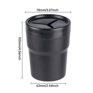 Cubo de basura para coche Shunwei, superventas transfronterizo, mini caja de almacenamiento, cubo de basura con forma de taza para coche, conveniente. - Product Image 1