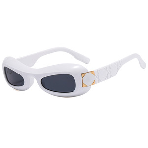 2024 Retro <b>Sunglasses</b> for Women <b>Wrap</b> Around Sun Glasses Outdoor Windproof Thick Frame Trendy <b>Sunglasses</b> - Product Image 6