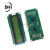 LCD1602 1602 módulo LCD azul/amarillo verde Pantalla 16x2 caracteres pantalla LCD PCF8574T PCF8574 IIC I2C interfaz 5V para Arduino