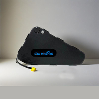 Batterie de vélo électrique triangulaire 72V, 48V, 52V, 60V, 20Ah, 20.8Ah, 30Ah, pack de batteries lithium-ion pour vélo électrique, VTT avec chargeur