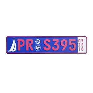 Placa de Matrícula de <span class=keywords><strong>Coche</strong></span> de Aluminio Estilo Europeo Personalizada, Placa de Vehículo <span class=keywords><strong>Europea</strong></span> Personalizada, Placas de Matrícula Personalizadas - Product Image 2